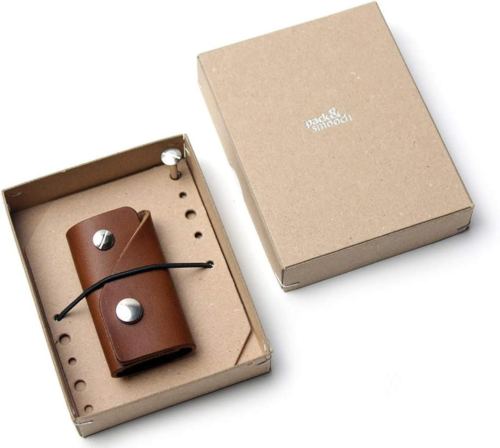 Pack & Smooch Key Organizer Schlüsseletui Schlüsselorganizer Leder Kingsley S für bis zu 5 Schlüssel