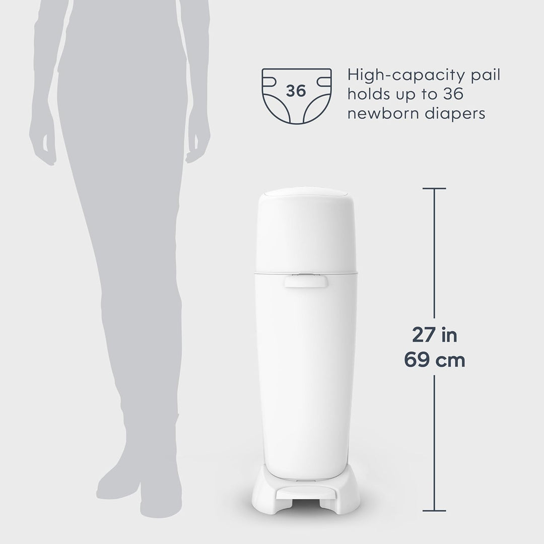 Playtex Diaper Genie Baby Registry Set, enthält 1 Diaper Genie Complete Diaper Pail, 8 Diaper Genie