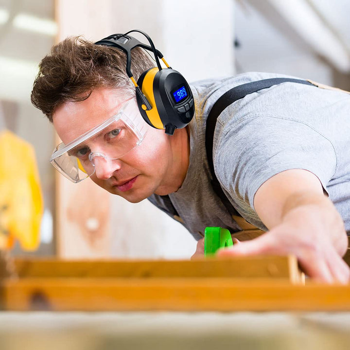 Gardtech Gehörschutz, Kapselgehörschutz mit Radio/Bluetooth/FM, Sicherheits-Ohrenschützer mit NRR 29