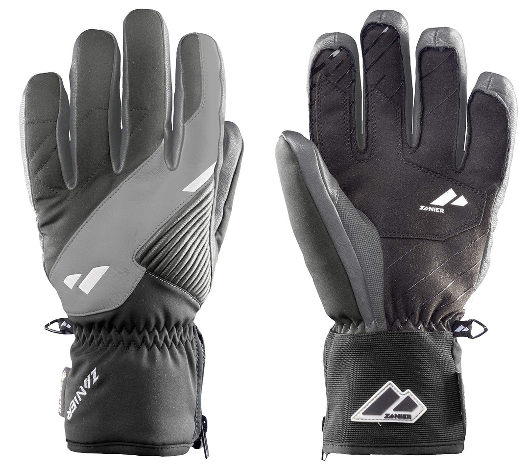 Zanier-Herren-Handschuhe-GERLOS.GTX 10.5 Schwarz, Anthrazit, 10.5 Schwarz, Anthrazit