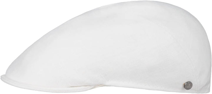 LIERYS Elegantes Design: Die melierte dunkelblaue Flatcap besticht durch ihre frische Ausstrahlung u