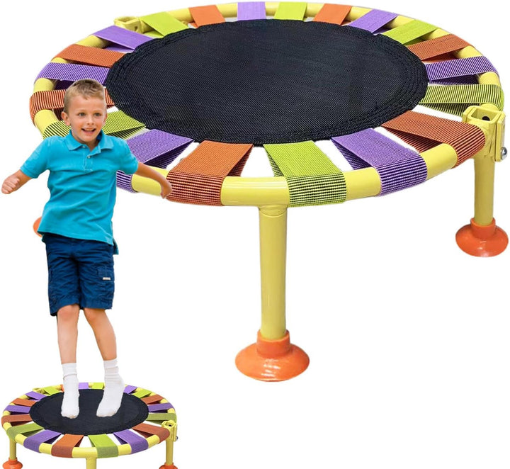 Faltbares Trampolin, Fitness-Trampolin | Übungs-Sprungbett Rundes Hüpfbett Für Kleinkinder, Rebounde