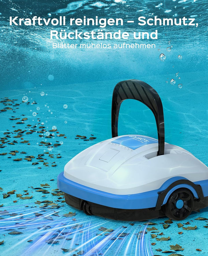 WYBOT Osprey 200 Poolroboter Kabellos mit Akku,Poolsauger,50 Min. Laufzeit,Automatisches Parken,Dopp