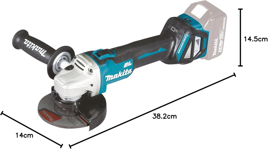 Makita DGA511Z Akku-Winkelschleifer 18 V (ohne Akku, ohne