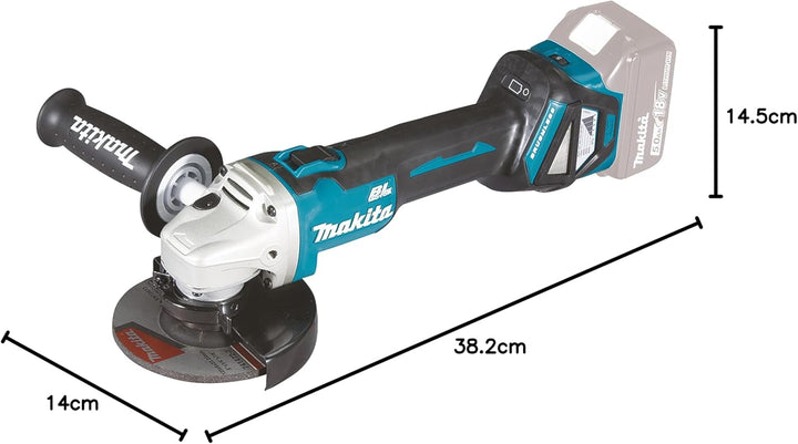 Makita DGA511Z Akku-Winkelschleifer 18 V (ohne Akku, ohne