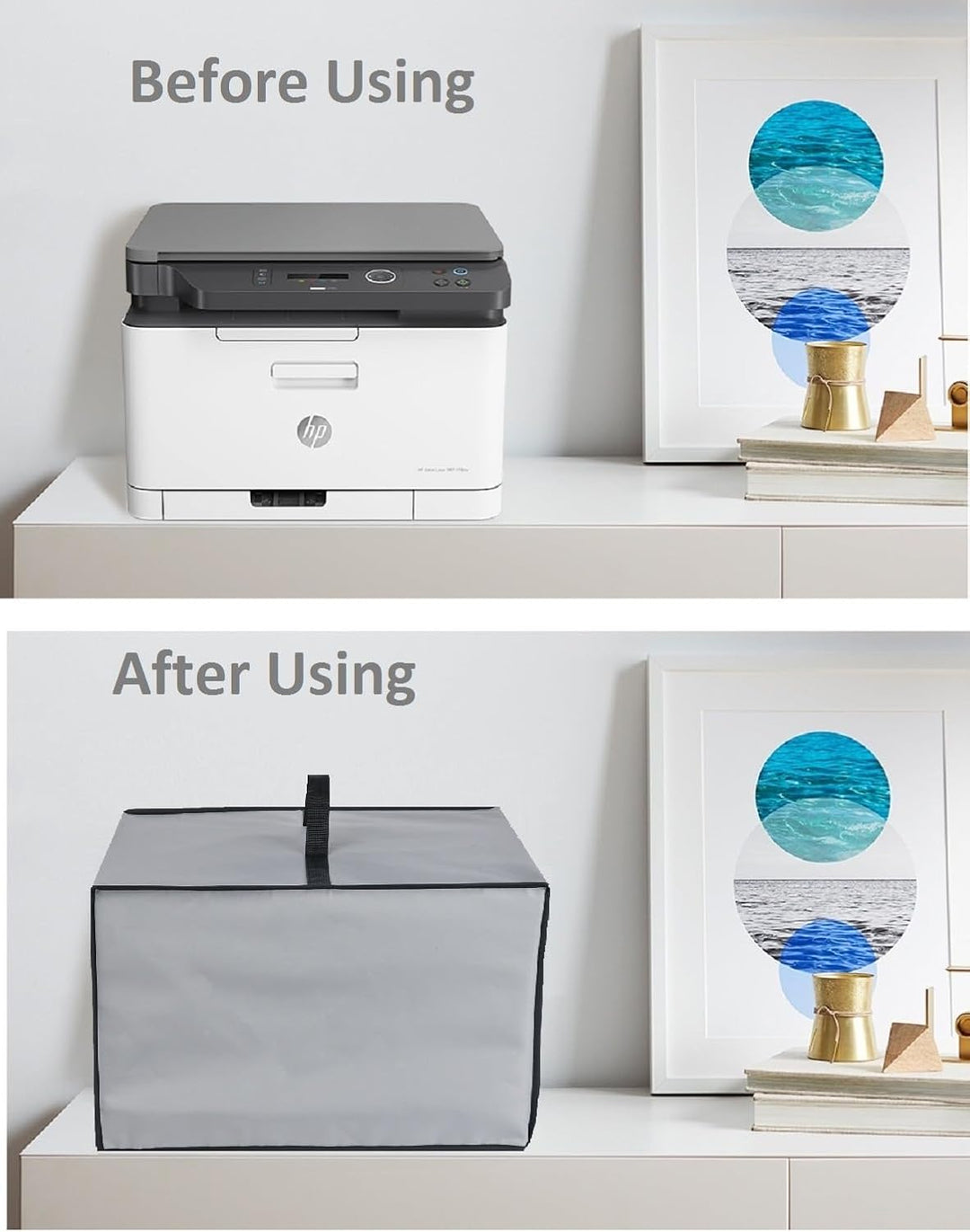 AF-WAN Antistatisches wasserdichtes Druckerstaub Abdeckungen für HP Color Laser 178nwg Multifunktion
