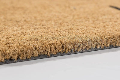 Carpido Fussmatte Kokos Rahmen Design – Sauberlauf 40x60 cm 2er Set – Türmatte Innen Bereich – antib
