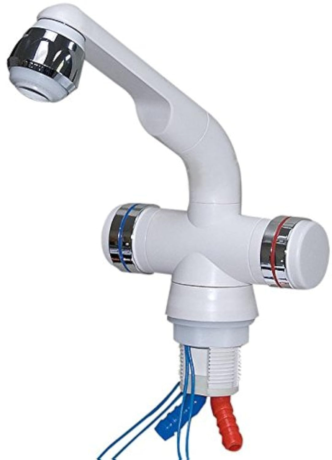 Barwig Einlochbatterie Compact weiss/chrom SB