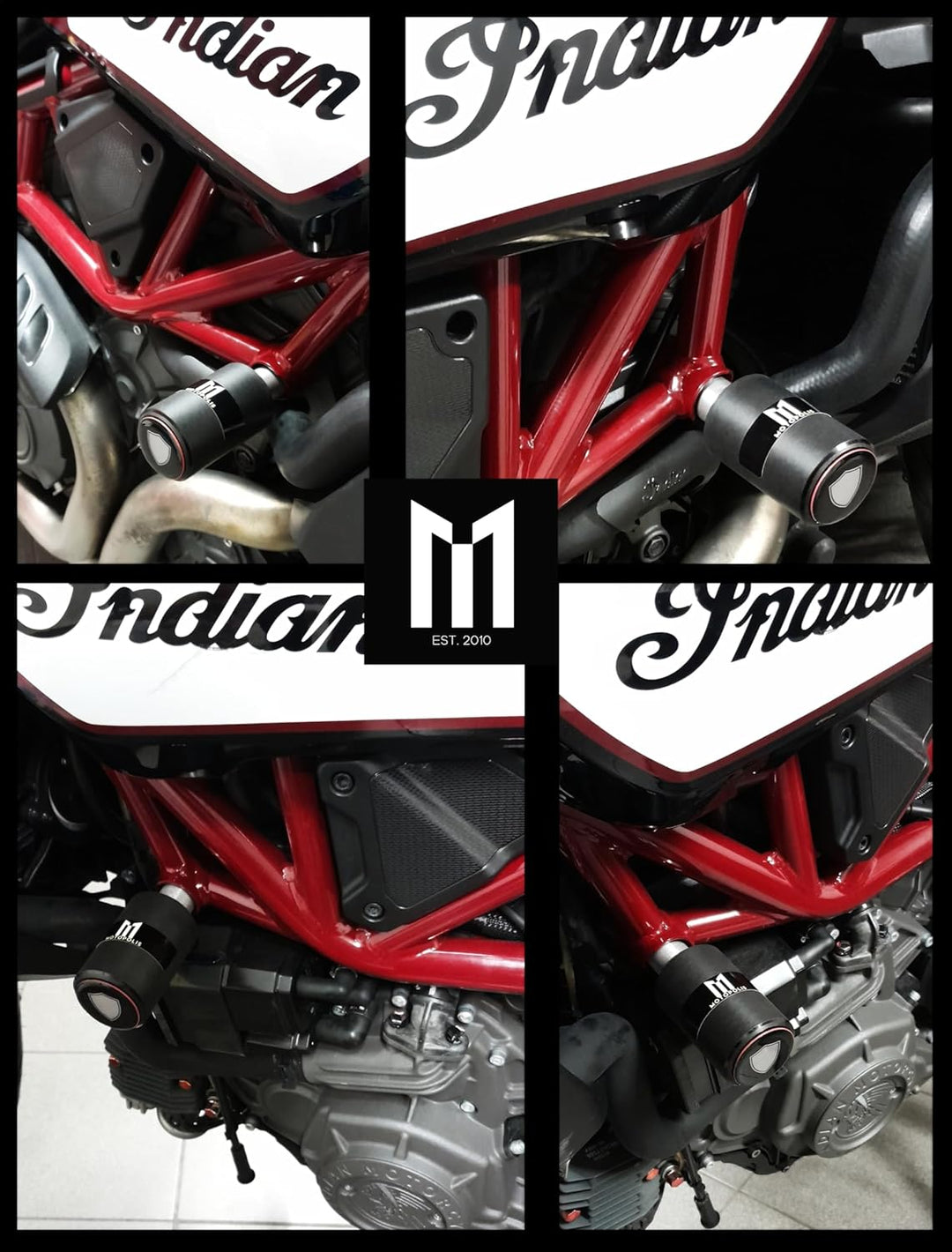 CRASH PADS PROTECTORS STURZPADS für INDIAN FTR 1200 FTR1200