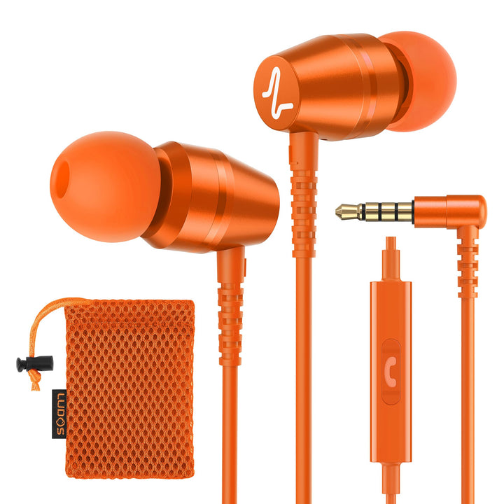 LUDOS OMNITONE Kopfhörer In Ear Kopfhörer mit Kabel und Mikrofon, 5 Jahre Garantie, In Ear Ohrhörer,