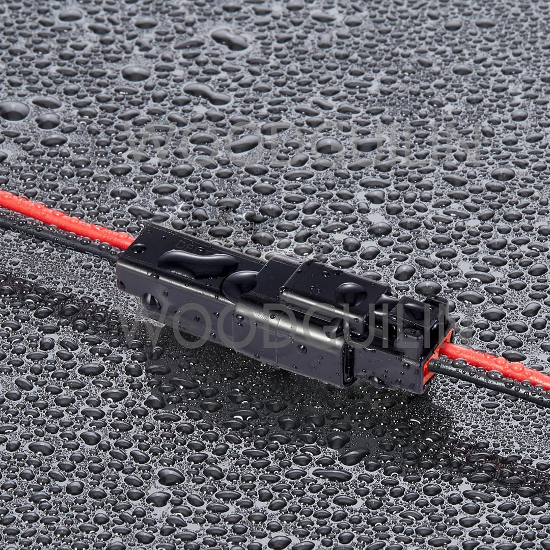 WOODGUILIN 2 Pin DT Stecker Wasserdicht 2 Draht Stecker Automotive Elektrischer Stecker Männlich Wei