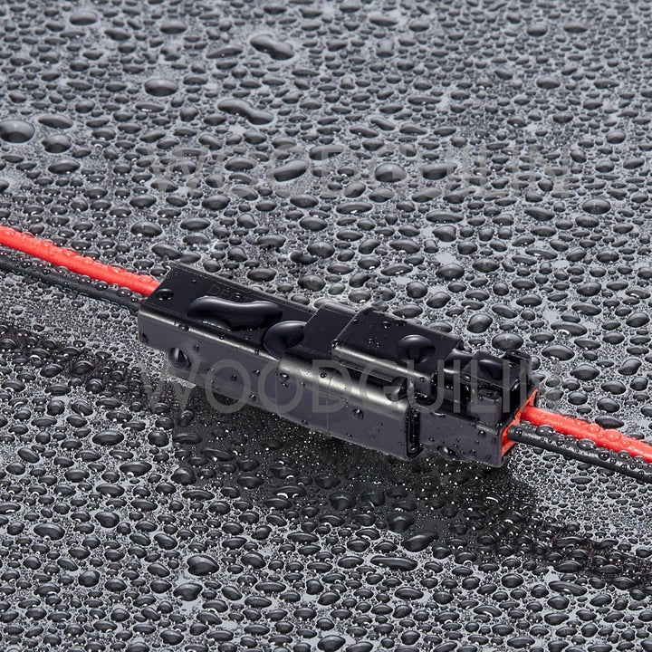 WOODGUILIN 2 Pin DT Stecker Wasserdicht 2 Draht Stecker Automotive Elektrischer Stecker Männlich Wei