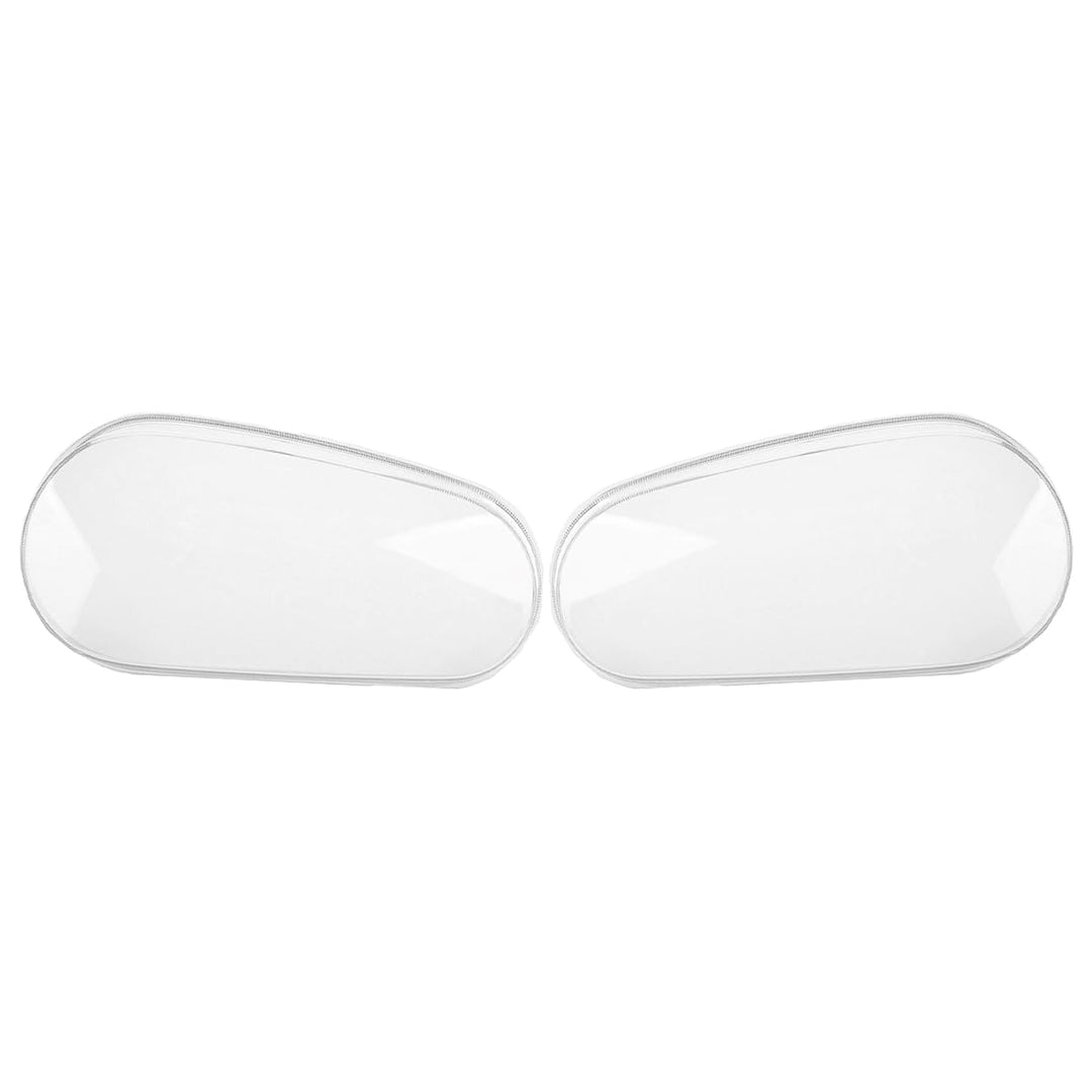 LST 2x Scheinwerferglas Streuscheibe Frontlicht Abdeckung links rechts Set kompatibel mit VW Golf 4