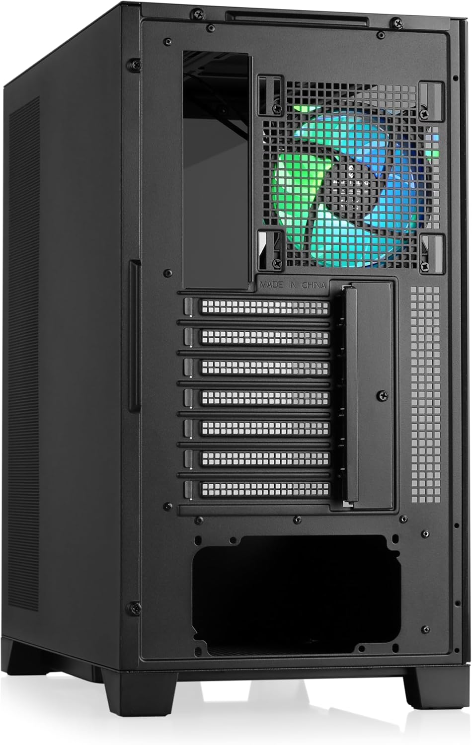 Gaming PC-Gehäuse VITRUM PRO - Midi-Tower, aRGB Beleuchtung (inkl. Steuerung), Glas-Seitenteil, vorm