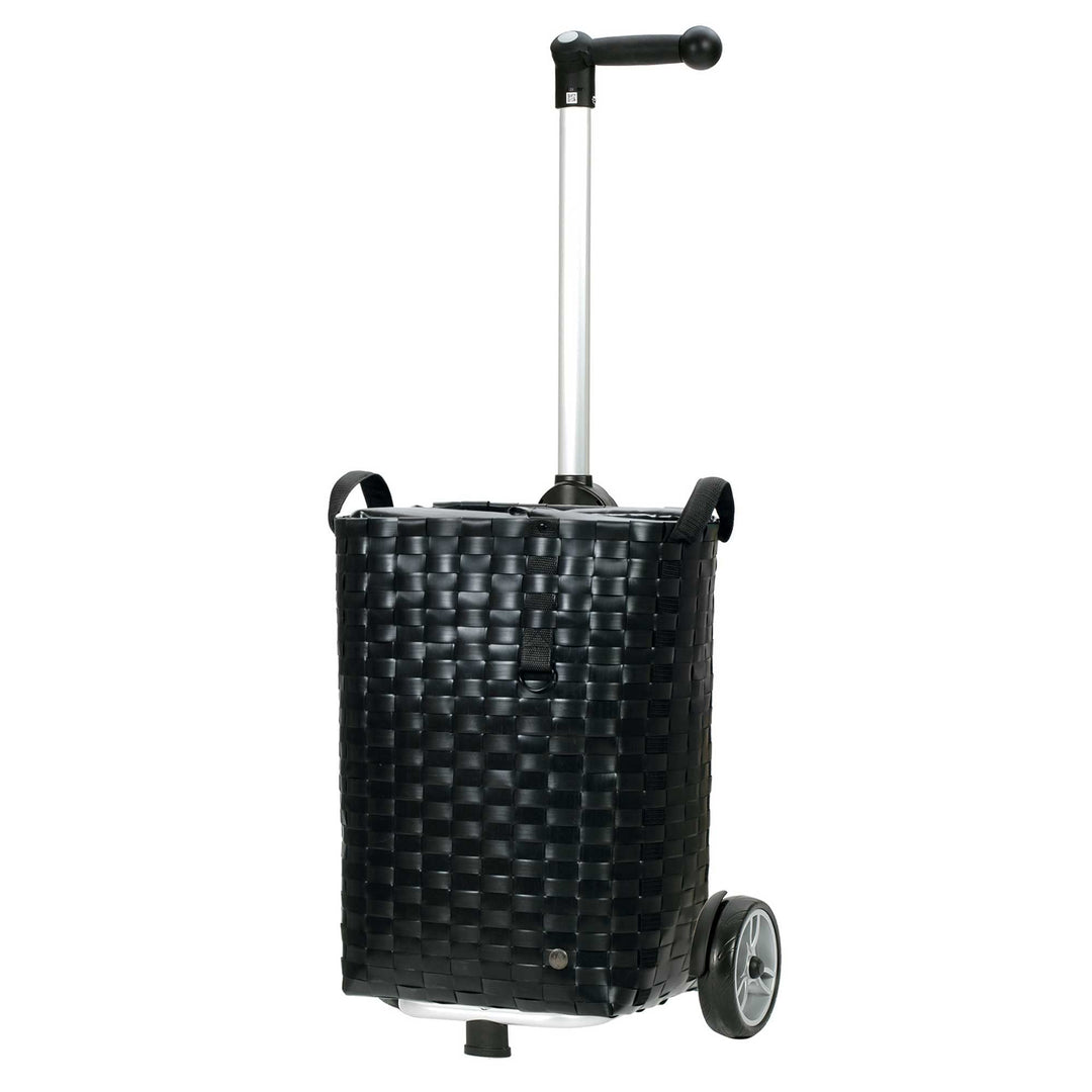 ANDERSEN Einkaufstrolley - Shopper Silja Black 53 L handgemacht, Handwagen, recycelt, Aluminium, Gri