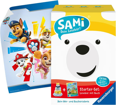 Ravensburger 00099 - Starter-Set SAMi - Dein Lesebär Paw Patrol. Sonderausgabe mit Poster