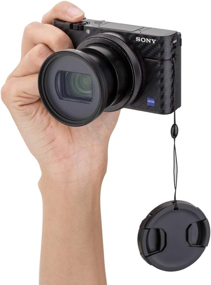KIWIFOTOS Filter Adapter Ring & Objektivdeckel Zubehör Passend für Sony RX100 VI RX100 VII RX100M6 R