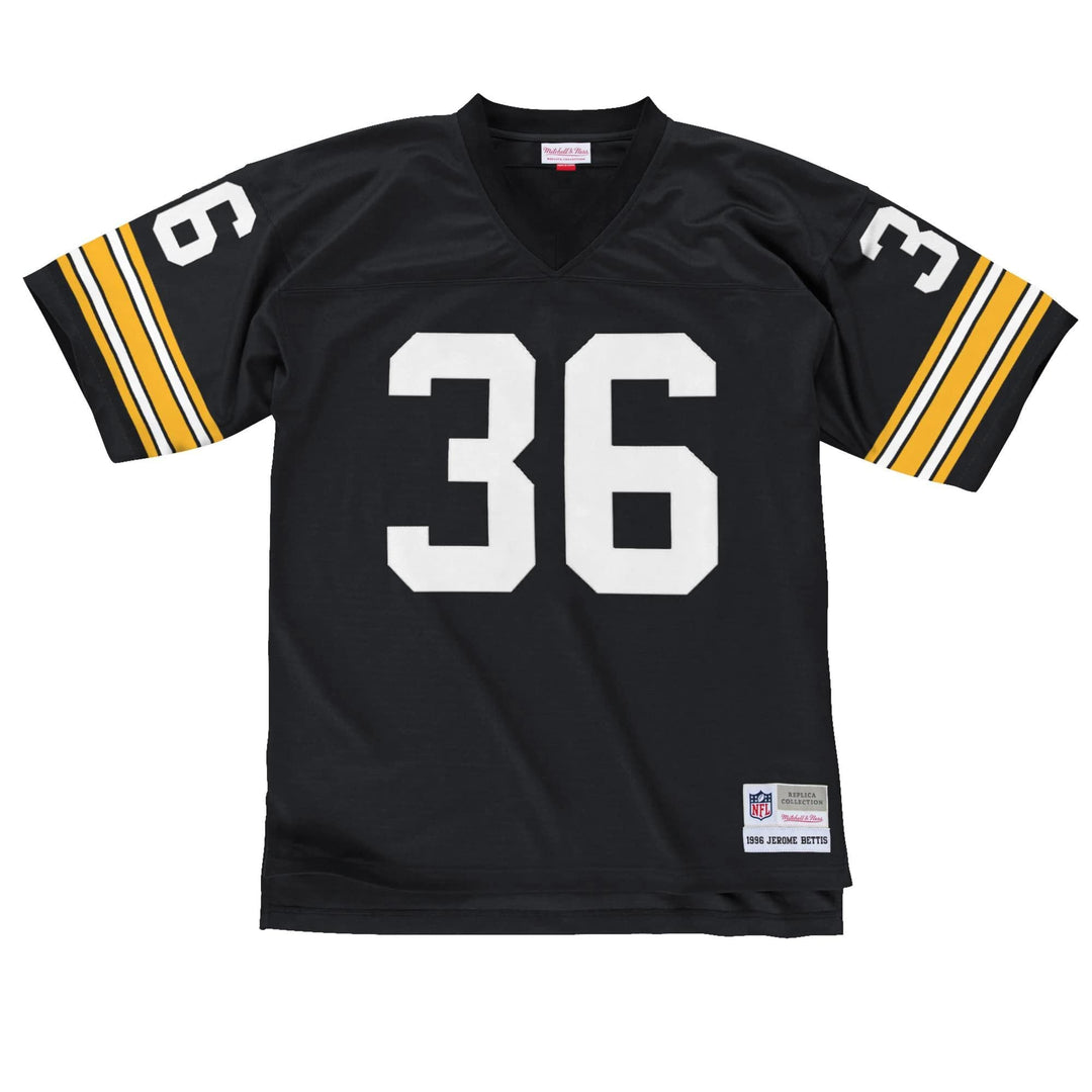 Mitchell & Ness NFL Pittsburgh Steelers Jerome Bettis 1996 Legacy Jersey S Schwarz, S Schwarz