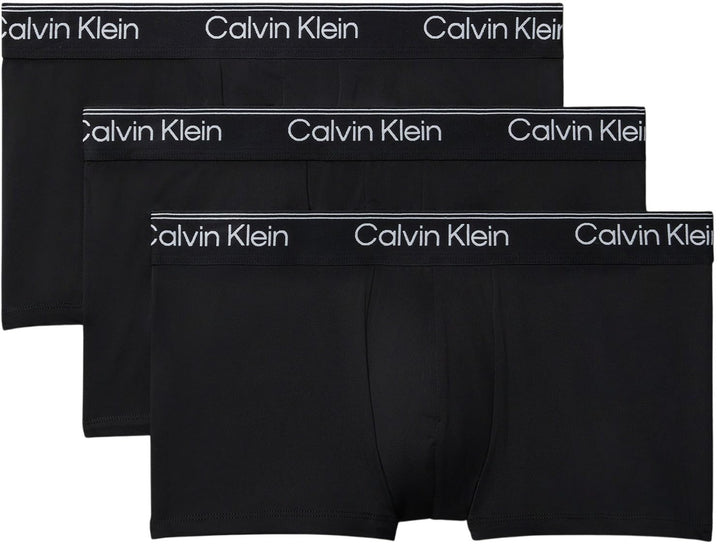 Calvin Klein Baumwolle Stretch 3 Pack Boxer Short, Schwarz Mit Blau/erdbeerfeld/schwarz XS Black (3