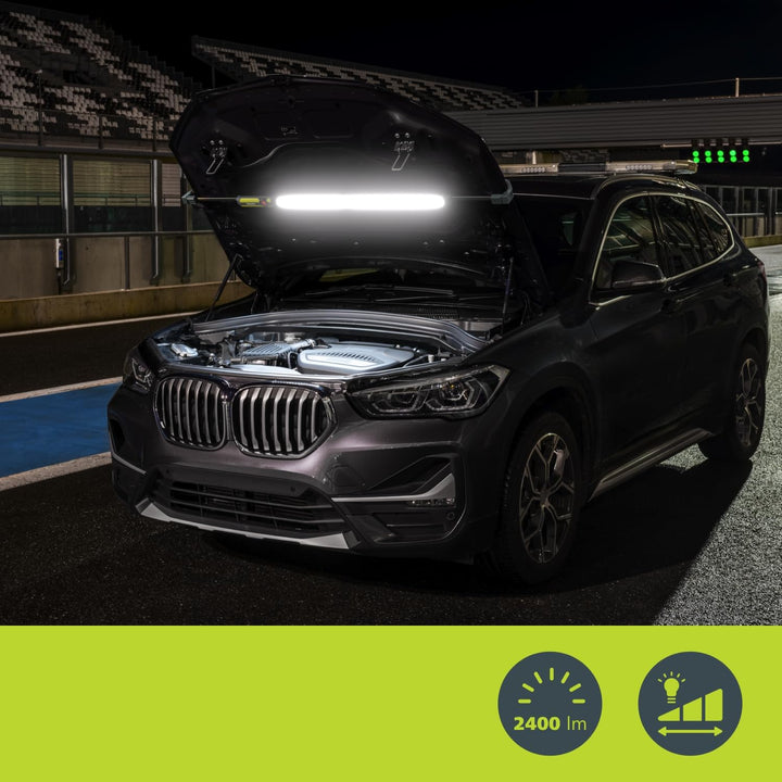 Philips Xperion 6100 Bonnet LED-Motorraumleuchte, Hybridfunktion mit Akku- oder Kabelbetrieb, auszie