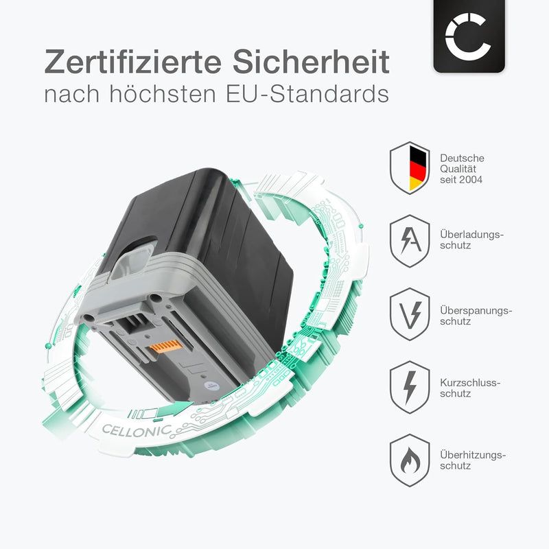 CELLONIC Ersatz Akku für Makita BMR100, BHR200, BLS820, BSR730, BDF460 (Makita BH2433, B2420, B2430,