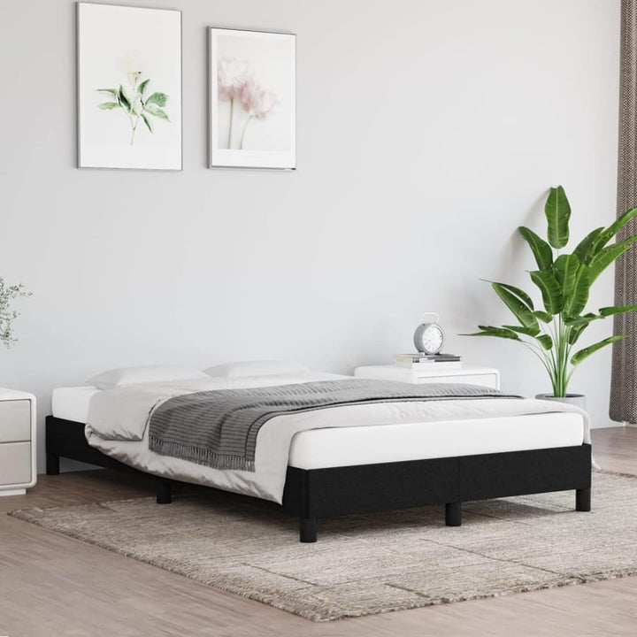 Tidyard Bettgestell Polsterbett Schlafzimmerbett Stoffbett Bettgestell Einzelbett Bettrahmen mit Lat