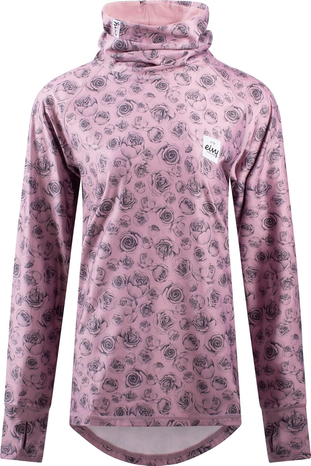 Eivy Damen Icecold Gaiter Top Yoga-Shirt XS Charcoal Woodrose, XS Charcoal Woodrose