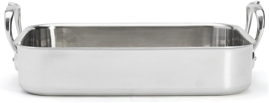 de Buyer - Bräter AFFINITY aus mehrlagigem Edelstahl - 41x27,5x13,35 cm - 3727.35