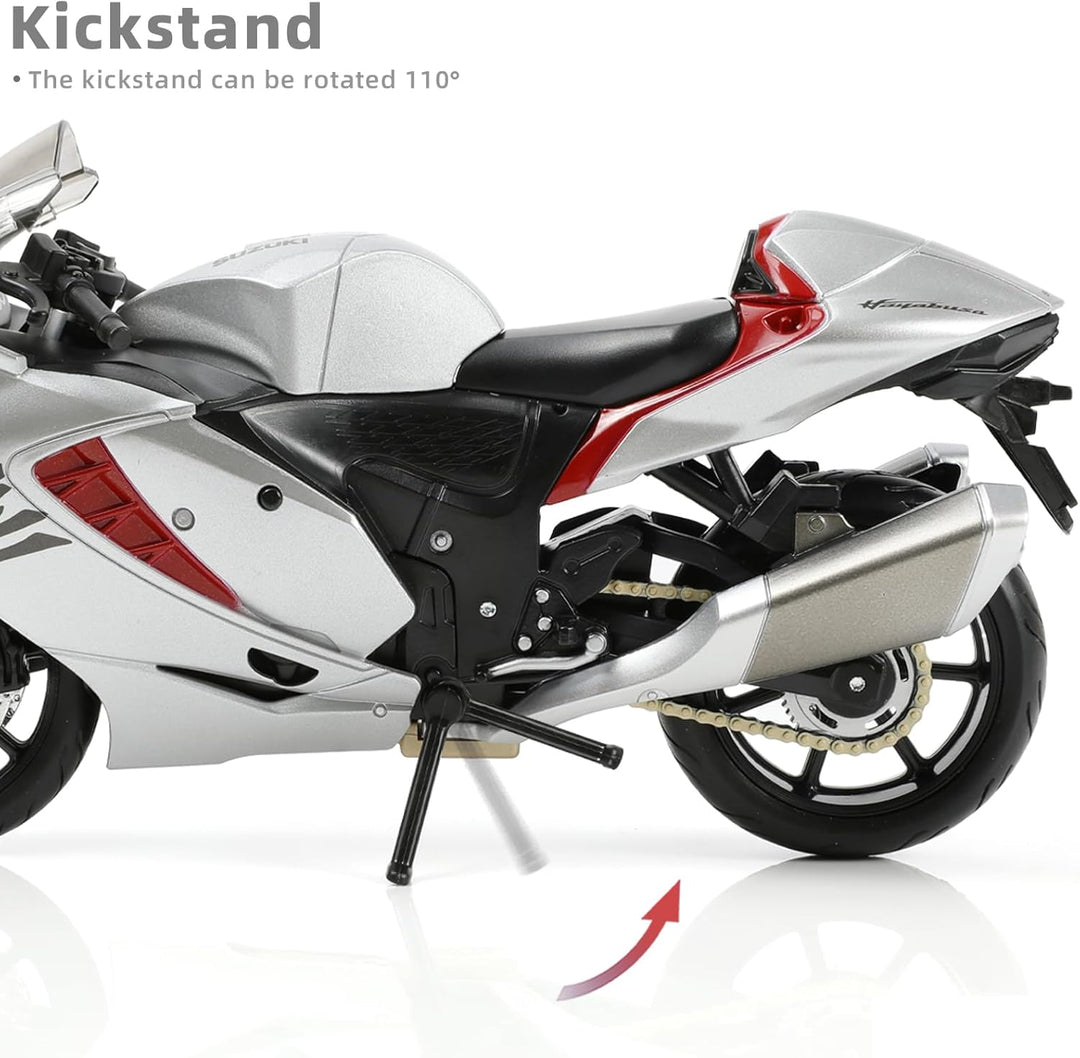 Motorrad Spielzeug für Kinder 1:12, Legierung Mini Motorcycle Modell Kompatibel für Suzuki Hayabusa
