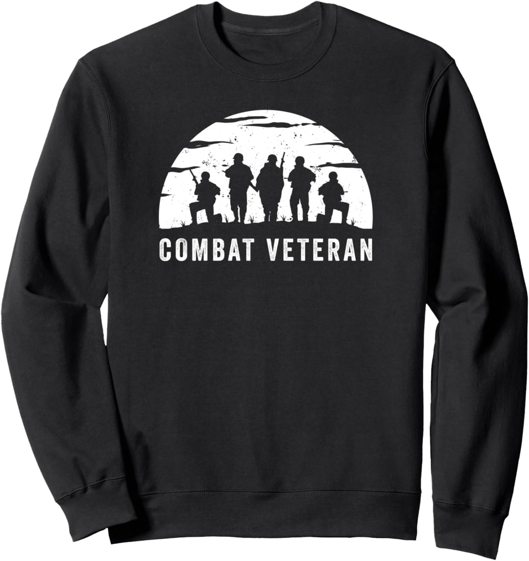 Amerikanischer Soldat Militärveteranen bekämpfen Veteran Sweatshirt