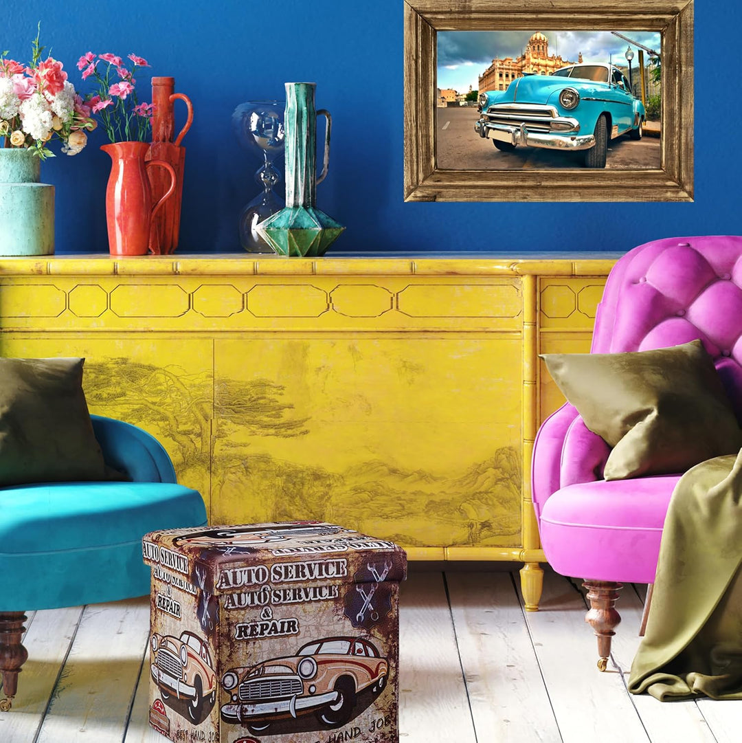 Relaxdays Dartscheibe Schutzring "R6", Wandschutz für 45 cm Dartboard, EVA, Dart Auffangring HBT: 71