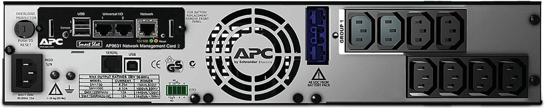 USV APC SMX750INC Smartups x 750VA LCD 230V Netzwerkkarte