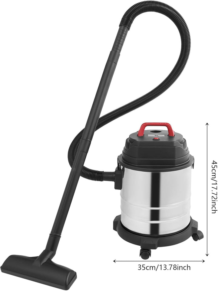 Nass-Trockensauger, 1500W 20L IPX4 Wasserdichtigkeitsstufe Arbeitsradius 8m 4-Lagiges Filterdesign f