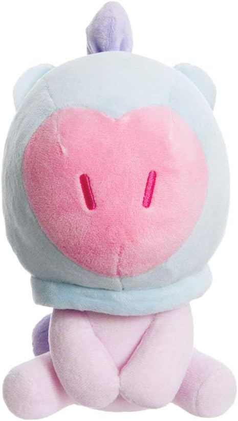 Aurora World Aurora, 61372, BT21 Official Merchandise, Baby MANG sitzend 20 cm, Plüsch, Lila, Blau/V