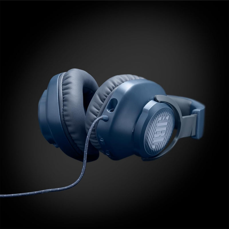 JBL Quantum 100 Over-Ear Gaming Headset – Wired 3,5 mm Klinke – Mit abnehmbarem Boom-Mikrofon – Komp