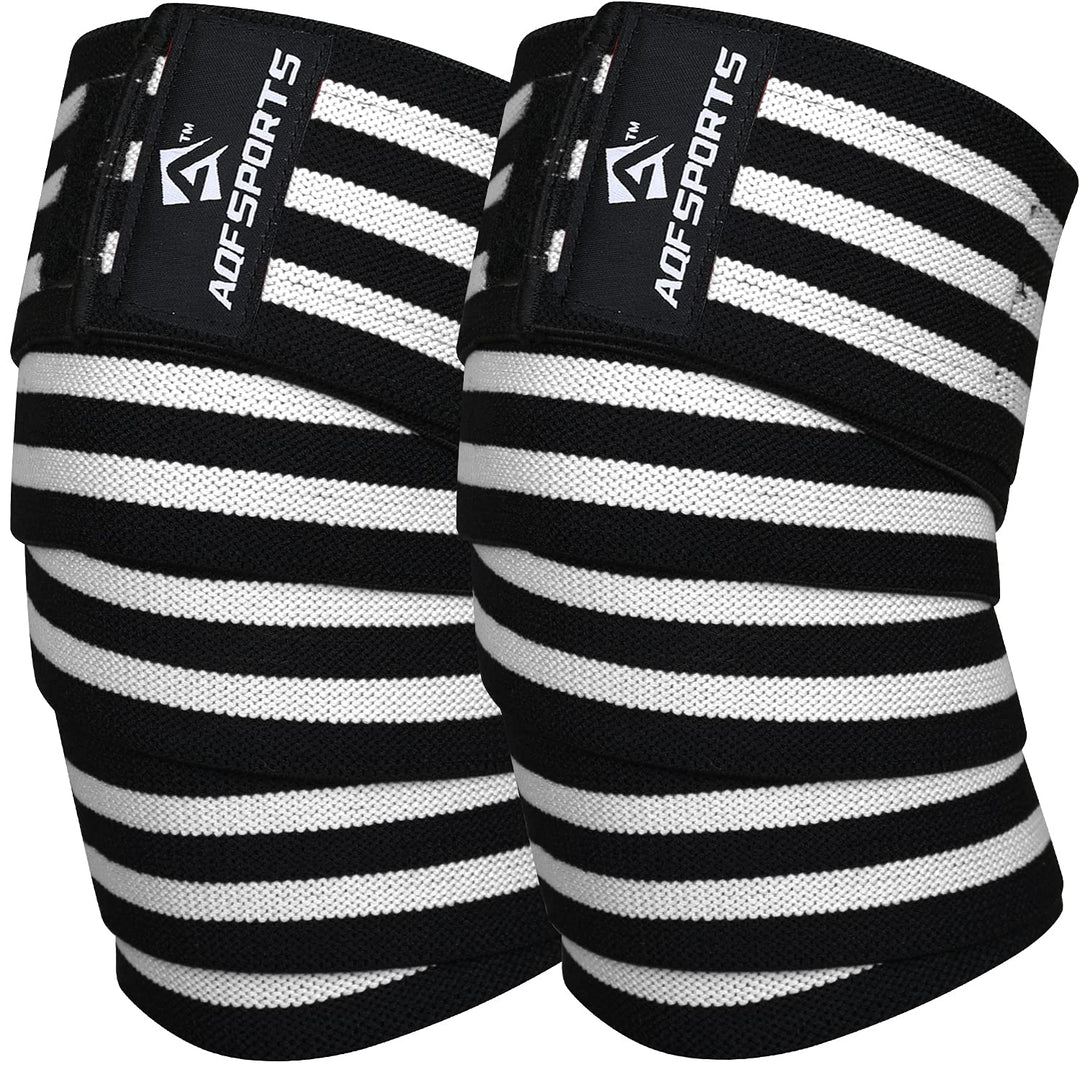 AQF Kniebandage, Kraftraining Kniebandage Männer Damen - IPL USPA Genehmigt Fitness Knieschützer, El