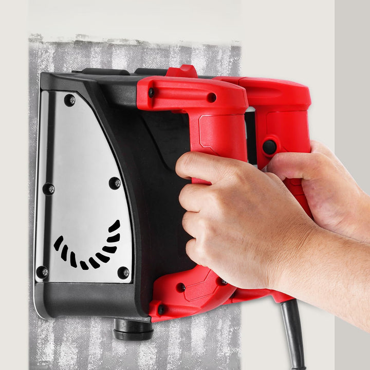 YJINGRUI Putzfräse 1200W 3000UPM Betonfräse Walzenfräse Sanierungsfräse | Elektrischer Wandhobel für