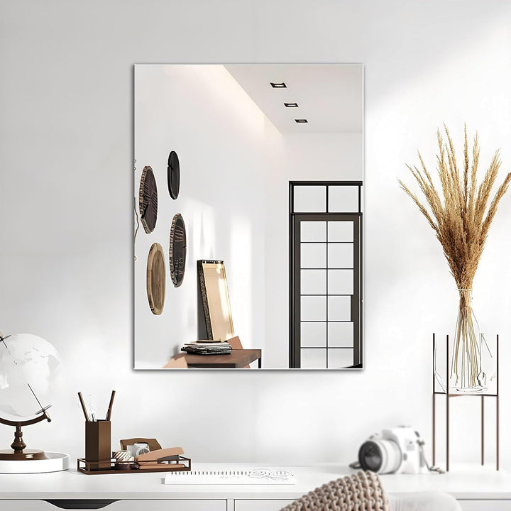 JMITHA Wandspiegel Asymmetrisch Spiegel Asymmetrisch Wandspiegel Selbstklebend Asymmetrischer Spiege