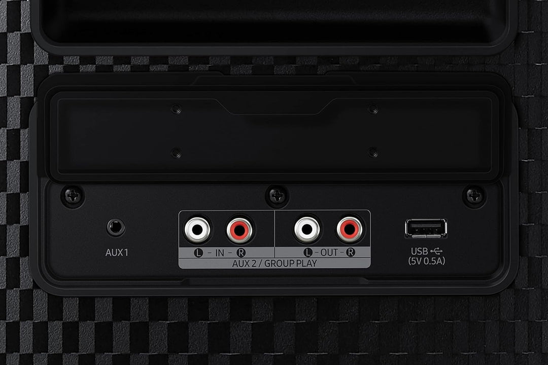 Samsung MX-ST50B Sound Tower (Deutsches Modell), Bi-direktionaler Raumklang mit 4 Lautsprechern, Kra