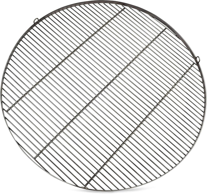 Grillrost RUND - 100cm aus Edelstahl - Handwerksprodukt - Made in Germany mit 3 Aufhängeösen Ø 100 c