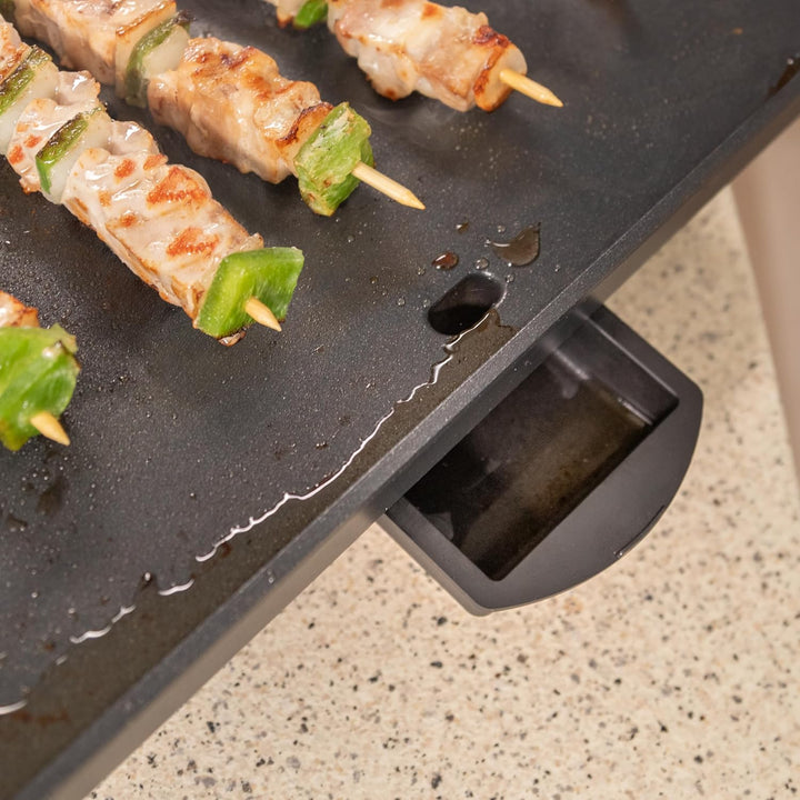 Cecotec Elektrische Grillplatte mit Abnehmbaren Magnetteilen Magnet 1800, 1800W, Aluminium mit Teflo