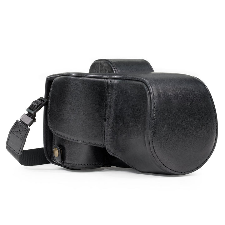 MegaGear Sony Alpha A7S II, A7R II, A7 II (28-70mm) Ever Ready Echtleder Kamera-Case mit Trageriemen