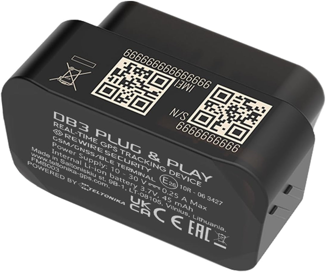 GPSLive DB3 GPS Tracker Auto, Van, Flotte, KFZ | Made in EU | Einstecken und loslegen | Livetracking