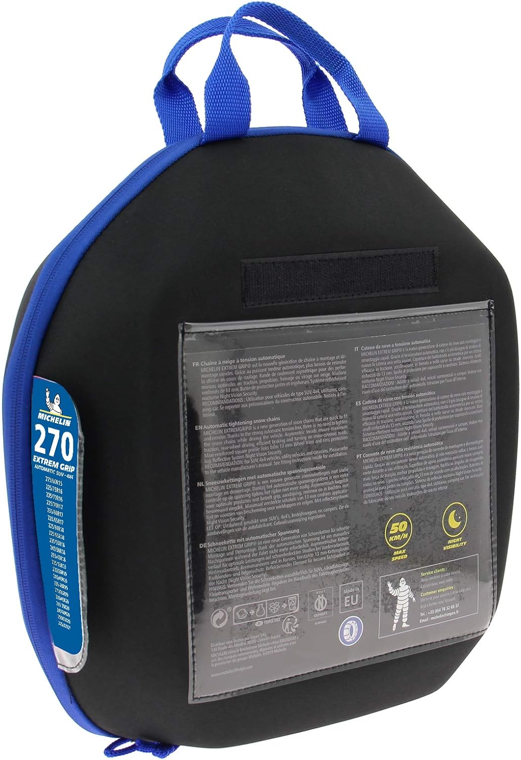 MICHELIN Extrem Grip Schneeketten, automatisch, speziell für SUV, Allradfahrzeuge, Wohnmobile, Nutzf