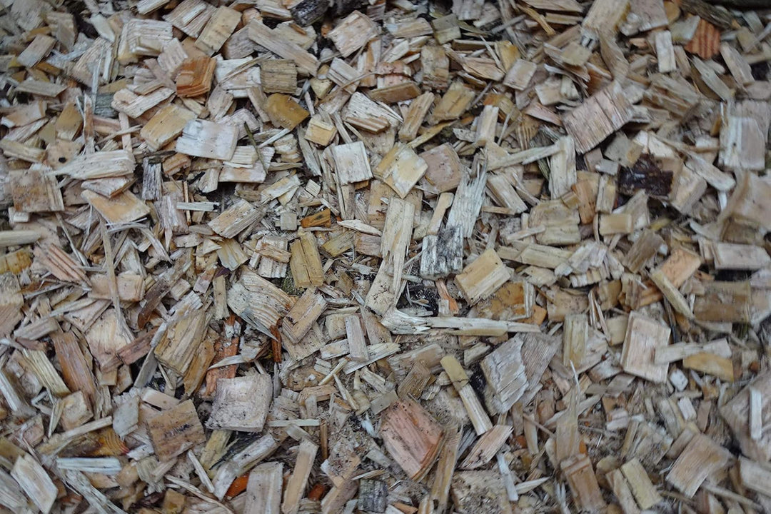 500L Holzhackschnitzel grobe Stücke Garten Beete Unkrautschutz in Top Qualität% Einstreu Hackschnitz