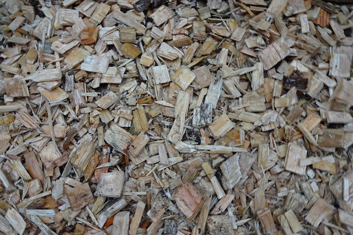 500L Holzhackschnitzel grobe Stücke Garten Beete Unkrautschutz in Top Qualität% Einstreu Hackschnitz