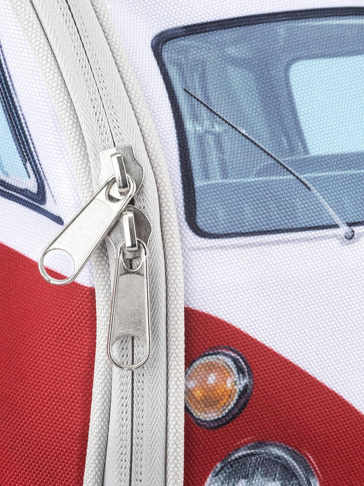 BRISA VW Collection - T1 Bulli Bus Reise-Kulturbeutel zum Aufhängen | Volkswagen Kulturtasche Kosmet