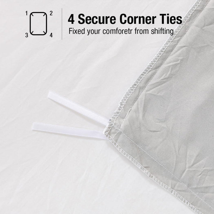 Lekesky Bohemian Bettwäsche 200x200 cm 3 Teilig - Bettbezug mit Reissverschluss und 2 Kissenbezug 80