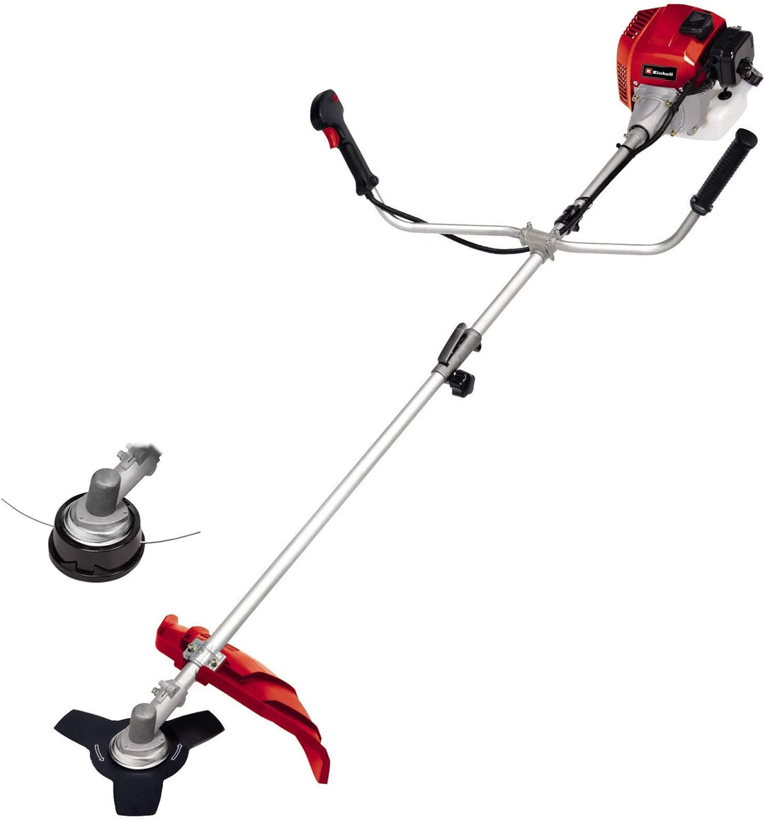 Einhell Benzin-Sense GH-BC 43 AS (1.25 kW, vibrationsarmer 2-Takt Motor, 3-Zahn-Messer, Doppelfadens