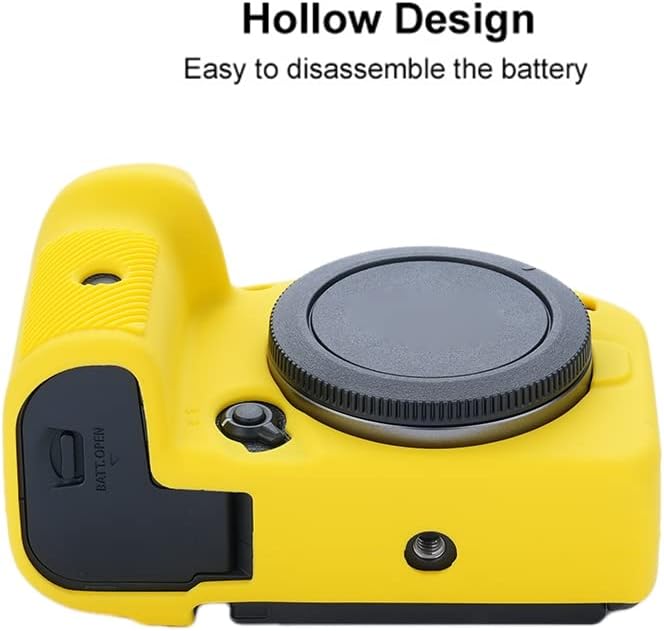 Kameratasche für Canon EOS R7, Silikon-Gummi, Kameragehäuse, Schutzhülle für Canon EOS R7, Gelb, gel